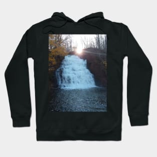 Waterfall in the woods Hoodie